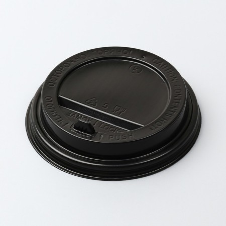 Disposable cover for a black glass with a valve, 90 mm