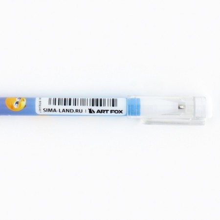 Handle joke Ball blue paste 0.5 mm with a cap “Smile” plastic-5