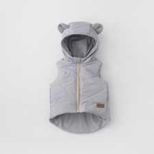 Безрукавка детская утеплённая KinDerLitto «Орсетто», рост 98-104 см, цвет серый