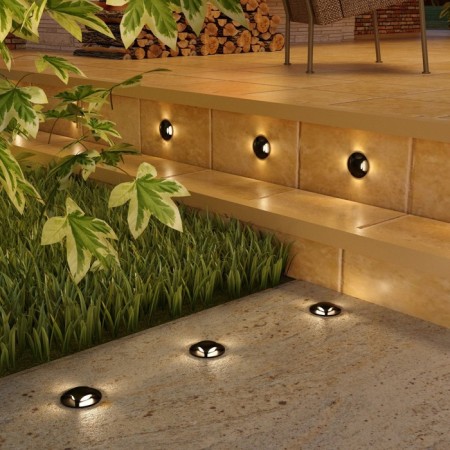 Elektrostandard, STEP 3 LED 3 W, 53X63X63 mm, IP65, black color, black-1