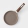 Pancake pan “granite Brown”, D = 20 cm, plastic handle, anti -stick coating, brown color