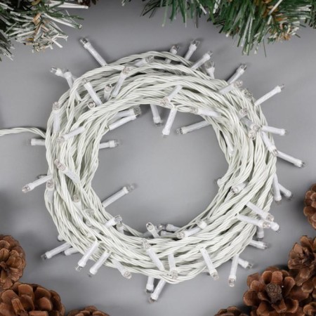 Garland "thread" 10 m, IP20, white thread, 100 LED, glow of multi, 8 modes, 220 V-1