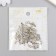 Decor Metal for creativity "Violin key" silver 1.8x0.7 cm