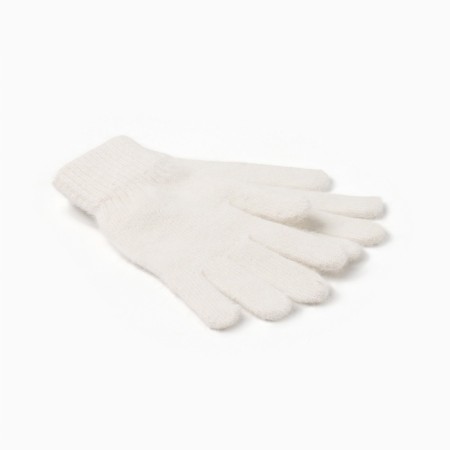 Women's gloves minku, dairy color, 21 cm-1