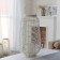 Metal candlestick, PVC "Flashlight. Book" White 50x28x28 cm