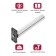The door tundra argument is up to 40 kg, mortise, spring, chain, flowing chrome