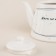Teapot after a porcelain SL Home "House", 900 ml, 21 × 13.8 × 13.5 cm, white color