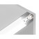 Profile aluminum angular round Ambrella Illumination Alum Profile, GP2100al, 2000x15.7x15.7 mm, silver color, matte disper