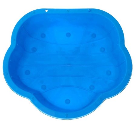 The sandbox is blue-1