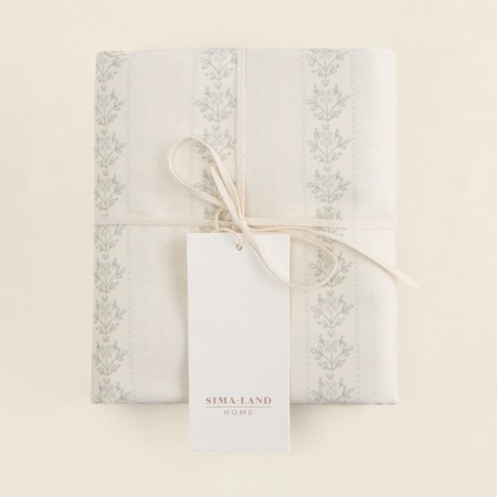 Set of pillowcase SL Home Floral Pattern 50*70+3 cm - 2 pcs, satin, 140 g/m2, 100% cotton