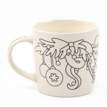 Set of mug for the coloring "snake and garland", 300 ml-3