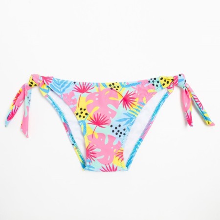 Bathing swimming trunks for girls Minaku on ties, height 98-104 cm