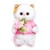 Soft toy "Lee Baby", with a bouquet of berries, 20 cm