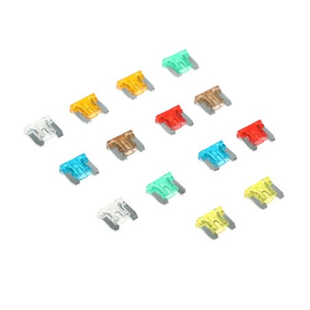 Micro, 5A, 7.5A, 10A, 15A, 20A, 25A, 30A, set 14 pcs