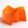 Children's pot, orange color