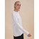 Women's longing, size l, white color