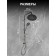 The shower system Zein Z1013, tropical and hand -watering can 5 modes, 2 hoses, soap dish, graphite