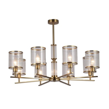 Ceiling light Gerhort G111105/8BRS CL, 8x60W, E14, 53x82x82 cm, bronze color