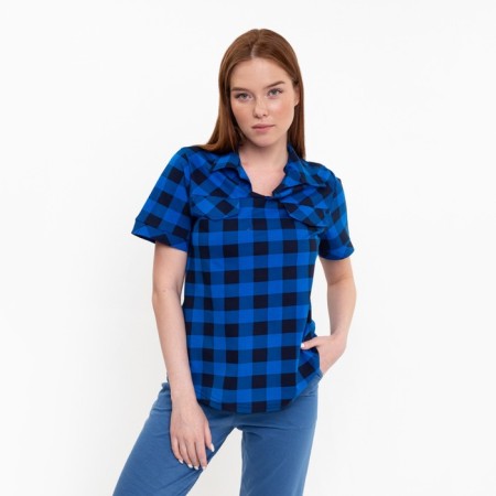 Women's shirt "Catherine" Blue color, size 44