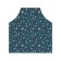 Apron kitchen with a photo print "Snowflakes on a blue background", adjustable, size OS