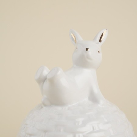 Lemonnitsa SL Home "Forest Rabbit", 14 × 14.5 cm, white color-1