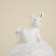 Lemonnitsa SL Home "Forest Rabbit", 14 × 14.5 cm, white color