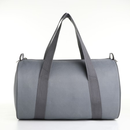 Sports bag with lightning, long belt, gray color-1