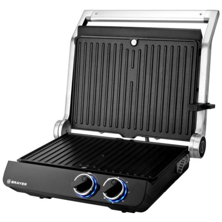 Electric Grill Brayer 2009BR, 2000 W, anti -stick coating, 24.5x33 cm-3
