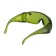 Glasses protective tundra, green, open type, shockproof material