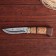 Hunting knife "Gunnar" 22cm, blade 112mm/2.8 mm, with a pattern
