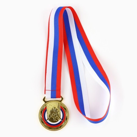 Thematic medal 195 "Struggle", gold, d = 5 cm-3