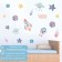 Interior color sticker "Space Journey" 30x60 cm
