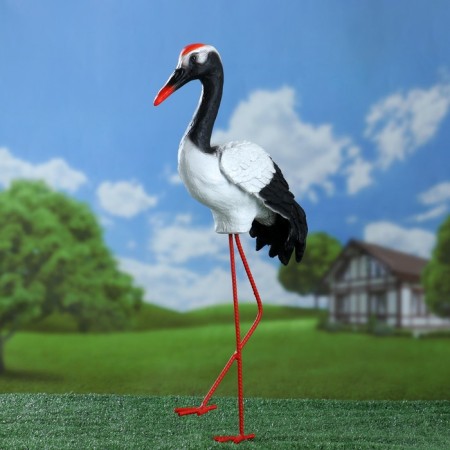 Garden figure "Crane" 16x40x25cm-1