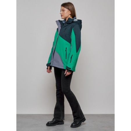 Ski jacket female, size 54, black color-11