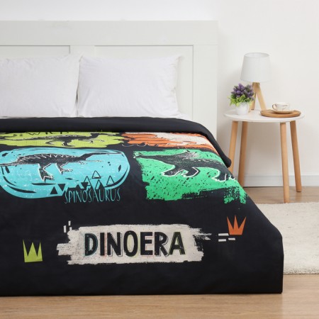 Crystick Ethel "Dinoera", 143*215 cm, 100 % cotton, calico