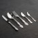 Tractor's set "Troika", 30 objects, silver color