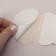 A set of protective liners for armphas, self -adhesive, 6 pairs, white color