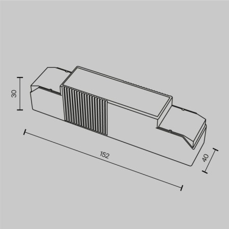 Technical PSL-Tr40-350-500MA, 20W, 15.2x4x3 cm, white color-3