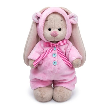 Soft toy "Bunny mi in a fur overalls", 25 cm