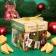 Sanding cookies with a prediction "New Year's retro", 35 g, 5 pieces