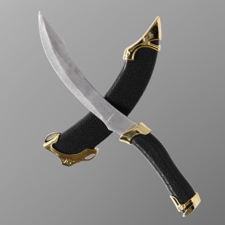 Souvenir product Knife Turkish concentrated, gold trim