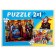 Puzzles 2 in 1 “Wizards and Monsters No. 1”, 104 and 104 elements