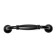 PC176 handle, m/o 96 mm, black color