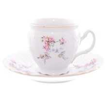 Cup 240 ml with a saucer of 160 mm high bernadotte, decor 