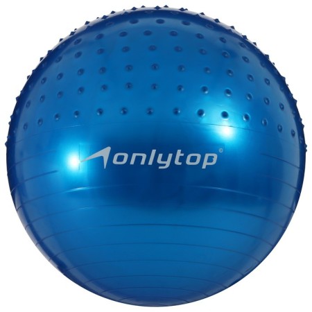Fitball ONLYTOP D = 65 cm, 1000 g, semi -massage, MIX color-2