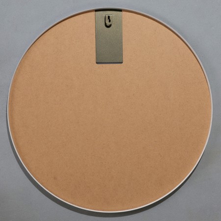 Wall mirror in a round case made of metal, d = 60, white ruby-2