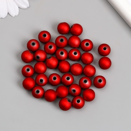 Beads for creativity plastic "Dark red" d = 1.2 cm set 500 grams-2