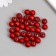Beads for creativity plastic "Dark red" d = 1.2 cm set 500 grams