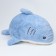 Skill of a soft toy "Cat" in a shark costume, 48 cm, color gray color