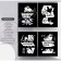 A set of subject notebooks of 48 sheets, an anime comic book, 12 items, with reference material, covered cardboard, Uf-lak (full), OFSET block